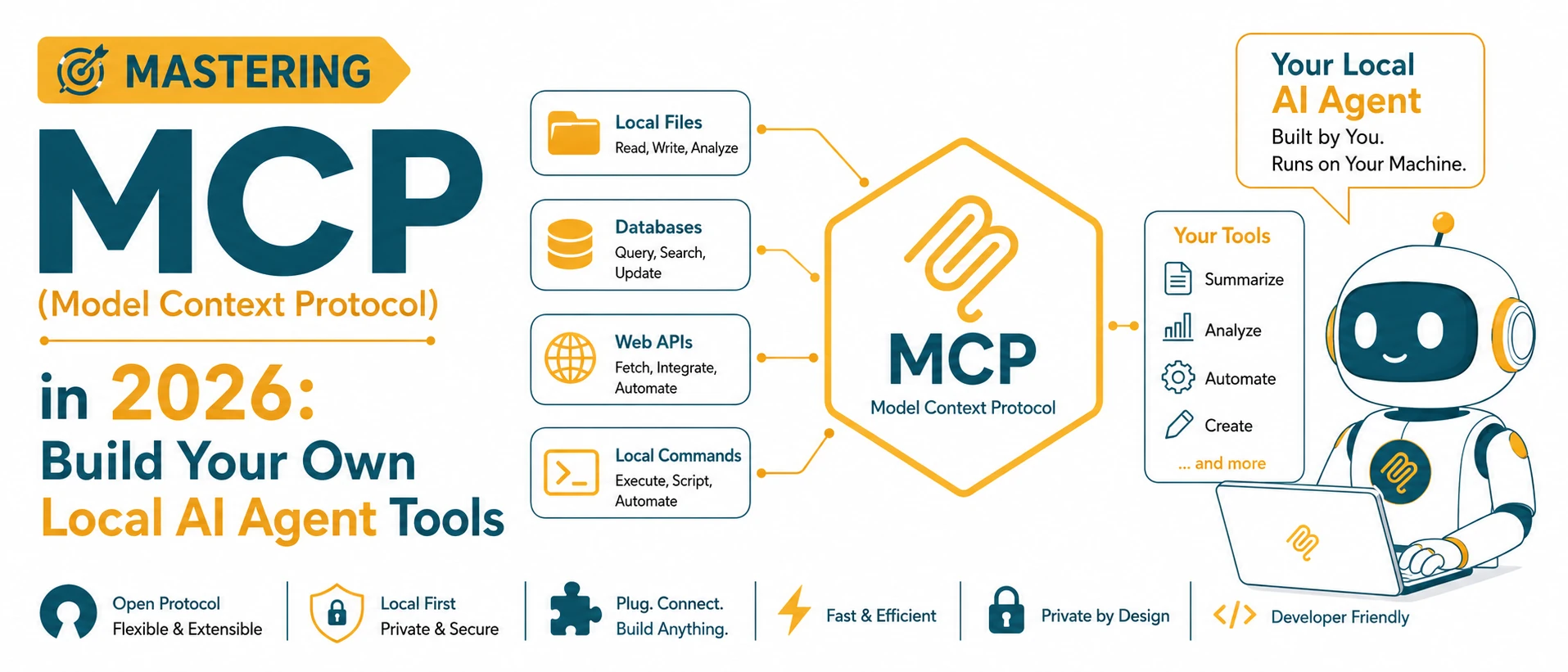Mastering MCP (Model Context Protocol) in 2026: Build Your Own Local AI Agent Tools
