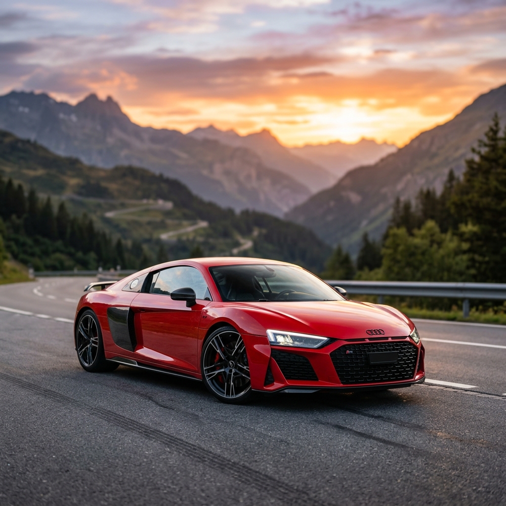Car photo before background removal