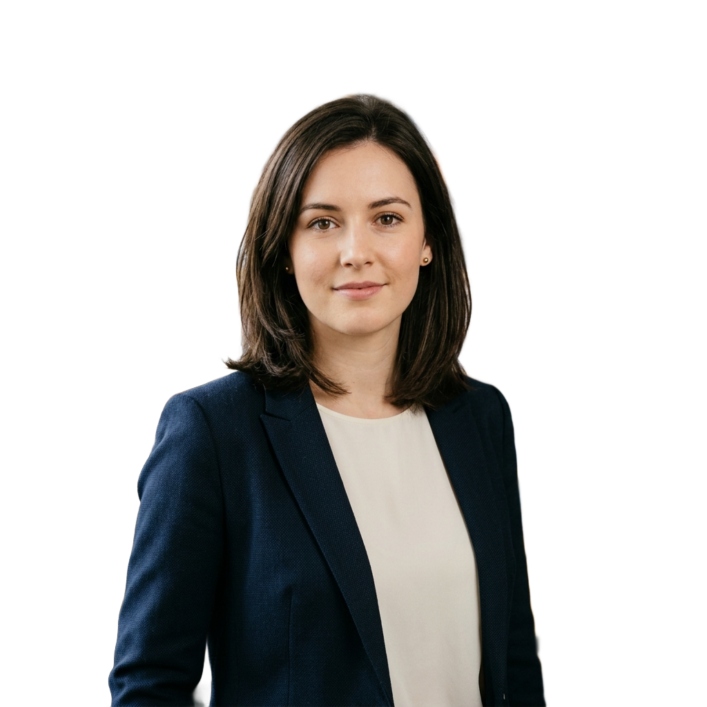 Portrait isolated after background removal